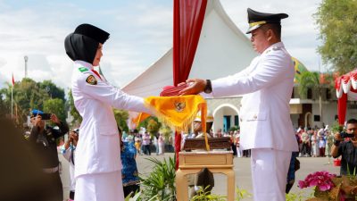 Upacara HUT ke-80 RI di Pasaman Berlangsung Khidmat, Dipimpin Bupati dan Wakil Bupati