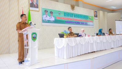 DP3AP2KB Pasaman Gelar Rapat Koordinasi TPPS Tekan Angka Stunting, Wabup Pasaman : Stunting tidak bisa ditangani satu instansi saja. Perlu sinergi lintas sektor