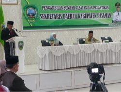 Yudesri Resmi Dilantik sebagai Sekda Pasaman, Bupati Tekankan Integritas dan Inovasi Menuju Pasaman Bangkit Berkarakter, Maju dan Berkelanjutan