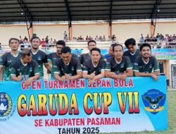 Garuda Cup VII di Padang Gelugur Dibuka Meriah, Ketua DPRD Pasaman Ikut Bertanding