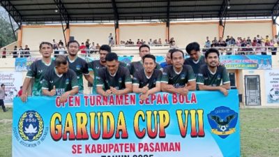Garuda Cup VII di Padang Gelugur Dibuka Meriah, Ketua DPRD Pasaman Ikut Bertanding