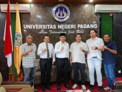 Tommy Irawan Sandra Disambut Hangat Rektor UNP, Diharapkan Mampu Majukan Olahraga Sumbar