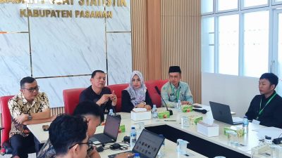 Sekda Pasaman Yudesri, Buka Bimtek Statistik Sektoral Daerah di BPS Kabupaten Pasaman