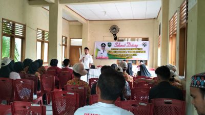 Nagari Panti Selatan Jadi Pelopor Pelatihan Jurnalistik Pelajar di Pasaman