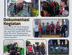 Rutan Lubuk Sikaping dan Polres Pasaman Gelar Razia Gabungan, Pastikan Blok Hunian Bersih dari Narkoba