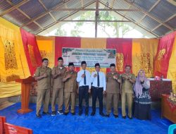Kadis DPM Pasaman Hadiri Pelantikan Perangkat Nagari Alahan Mati Hilia