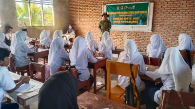 TNI Kodim 0305/Pasaman Bangkitkan Semangat Belajar Pelajar di Katiagan