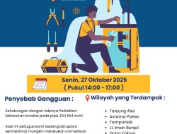 Warga Diminta Bersabar, Perumda Tirta Saiyo Perbaiki Kebocoran Pipa JDU di Lubuk Sikaping