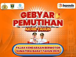 Gubernur Mahyeldi Resmikan Pembebasan PKB Sumbar: Diskon Hingga 100% Tunggakan Pajak Kendaraan