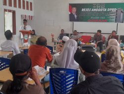 Reses Donizar di Silayang: Warga Keluhkan Jalan Rusak, Sekolah Minta Dipagar dan Penyelesaian Bangunan