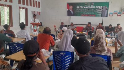 Reses Donizar di Silayang: Warga Keluhkan Jalan Rusak, Sekolah Minta Dipagar dan Penyelesaian Bangunan