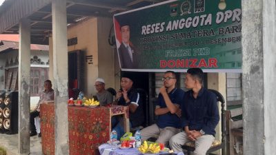 Reses Bernuansa Candaan di Lubuk Layang,  Donizar Tekankan Politik Tanggungjawab, Bukan Terjebak Politik Uang