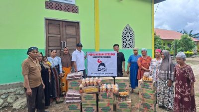 PSI Pasaman Kembali Bergerak, Salurkan Bantuan ke Lima Titik Banjir di Rao Selatan