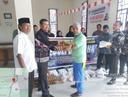 Rutan Kelas IIB Lubuk Sikaping Salurkan Bantuan Sosial untuk Warga Terdampak Banjir di Pasaman