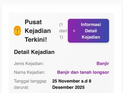 Update Sementara Jumlah Korban Akibat Bencana Hidrometeorologi di Sumbar, Meninggal Dunia 234, Hilang 95, dan 113 Luka-Luka serta 24.049 Mengungsi.