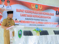 Bupati Pasaman Tekankan Penguatan KONI 2025–2029: “Saatnya Bersama Membangkitkan Prestasi Olahraga Pasaman”