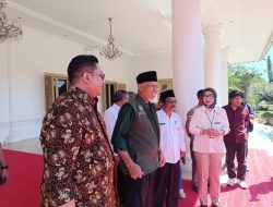 Gubernur Mahyeldi Sambut Kedatangan Jusuf Kalla Tinjau Bencana Banjir Bandang di Sumbar
