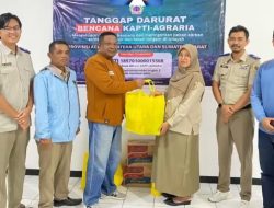 BPN Pasaman Salurkan Bantuan KAPTI-Agraria untuk Korban Banjir Padang dan Sibolga