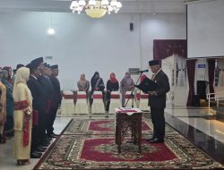 Perkuat Kinerja Birokrasi, Gubernur Mahyeldi Lantik Enam Pejabat Tinggi Pratama dilingkup Pemprov Sumbar