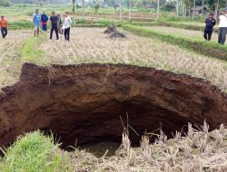 Fenomena Sinkhole Muncul di Lima Puluh Kota, Sumatera Barat: Lubang Sedalam 27 Meter Gegerkan Warga Situjuah Batua