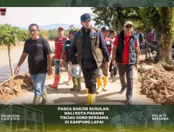 Wali Kota Padang Fadly Amran Pimpin Goro Massal di Kampung Lapai Pasca Banjir