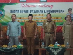 Bupati Pasaman Resmi Buka Musrenbang RKPD dan Rembuk Stunting Kecamatan Padang Gelugur