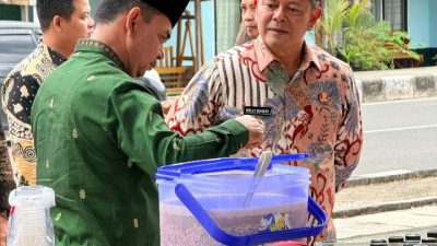 Bupati Welly dan Wabup Parulian Tinjau Pasar Pabukoan Ramadhan, Ekonomi UMKM Diharapkan Bergerak