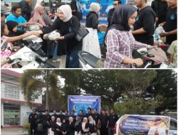 Perumda Tirta Saiyo Pasaman Berbagi 100 Paket Takjil, Sejukkan Dahaga dan Hangatkan Sesama