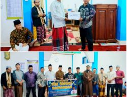 Safari Ramadan Perdana di Aia Manggih Barat, Wali Nagari Serahkan Bantuan untuk Mushalla Baiturrahim