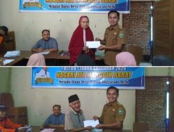 Pemnag Aia Manggih Barat Salurkan BLT Dana Desa untuk 34 KPM di Penghujung Ramadan