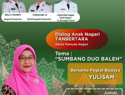 Dialog Anak Nagari Tanbertara Angkat Tema “Sumbang Duo Baleh”, Wali Nagari Ajak Pemuda Perkuat Literasi Budaya