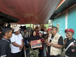 Rumah Kader Terbakar, Verry Mulyadi Hadir Bawa Kepedulian dan Serukan Solidaritas