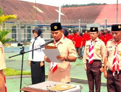 Rutan Lubuk Sikaping Kukuhkan Gugus Depan Pramuka, Perkuat Pembinaan Karakter WBP