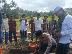 Waka Polres Pasaman Letakkan Batu Pertama Masjid Ar Rahman, Perkuat Sinergi Polri dan Masyarakat