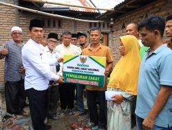 Di Tengah Duka Kebakaran, Wabup Parulian dan BAZNAS Ulurkan Bantuan untuk Warga   