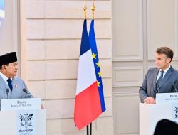 Prabowo Bertemu Macron di Istana Élysée, Indonesia–Prancis Perkuat Kemitraan Strategis Global