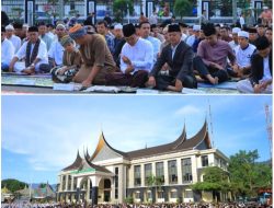 Lautan Jemaah Padati Halaman Kantor Bupati, Welly Ajak Warga Rawat Keikhlasan dan Persaudaraan di Idul Adha 1447 H