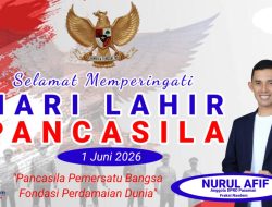 Hari Lahir Pancasila 2026, Nurul Afif Ajak Masyarakat Pasaman Perkuat Persatuan dan Semangat Kebangsaan