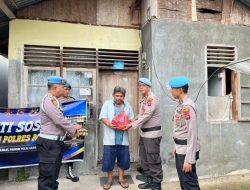 Sambut HUT Bhayangkara ke-80, Si Propam Polres Pasaman Salurkan Bantuan Sembako untuk Warga Prasejahtera   