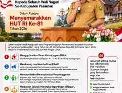 Kepala DPM Pasaman Ajak Seluruh Wali Nagari Semarakkan HUT ke-81 RI Melalui Peran Aktif PKAN