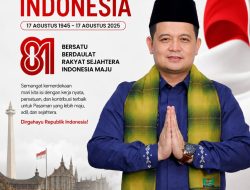 Kepala BKPSDM Kabupaten Pasaman Deswin Adia Putra, SH, M.M., Mengucapkan Selamat HUT RI ke81