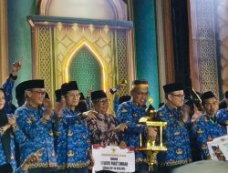 Tiga Kali Berturut-turut, Kafilah Korpri Sumbar Pertahankan Juara Umum MTQ Nasional Korpri VIII di Makassar