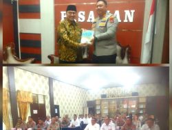 Kapolres Pasaman Sambut Kunjungan Komisi III DPR RI, Benny Utama Dalam Rangka Sosialisasi Undang Undang
