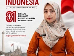 Kepala BPS Pasaman Nita Andriyani, SE. Mengucapkan Selamat HUT RI Ke 81 Tahun 2026
