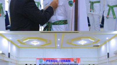 Paskibraka Pasaman 2026 Dikukuhkan, Wabup Parulian: Kibarkan Merah Putih dengan Penuh Tanggung Jawab
