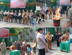 Kejari Pasaman Musnahkan Barang Bukti 36 Perkara Inkracht, Bupati Welly: Penindakan Narkotika Harus Dibarengi Pencegahan