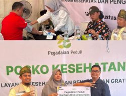 PT Pegadaian (Persero) Buka Layanan Pos Kesehatan Gratis Pada Festival Pacu Jalur Bersama IZI