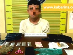 Satresnarkoba Polres Padang Panjang Tangkap Pemuda dengan Enam Paket Ganja Kering di Tanah Datar