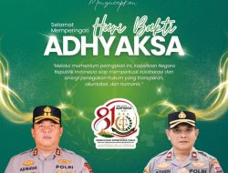 Kapolres Pasaman Ucapkan Selamat Hari Bhakti Adhyaksa ke-81, Dorong Sinergi Penegakan Hukum Berkeadilan