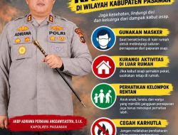 Kabut Asap Mengancam Kesehatan, Kapolres Pasaman Ajak Warga Gunakan Masker dan Waspadai Karhutla